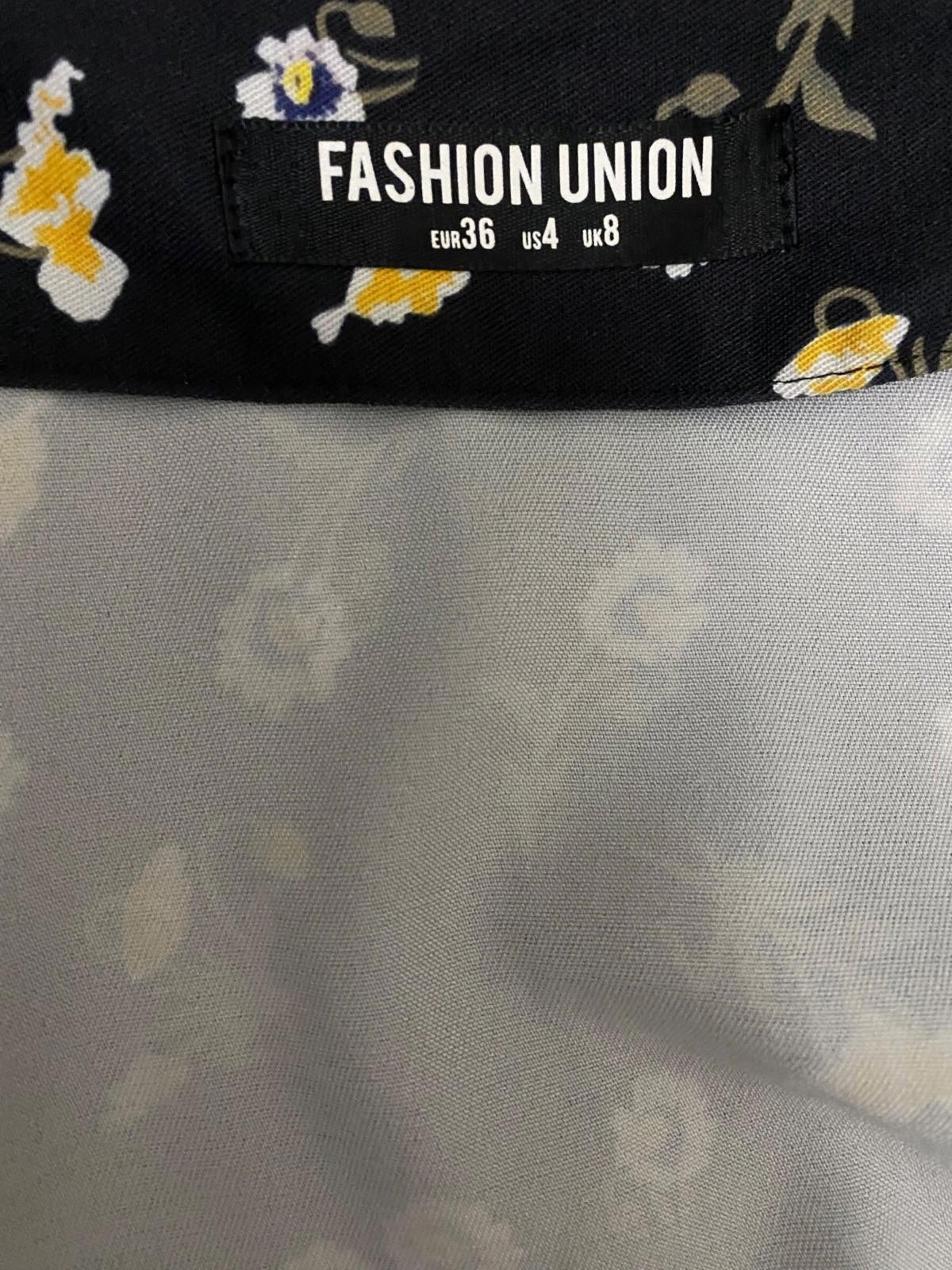 Other FASHION UNION Floral Mini Skirt with Tie (US 4) Size 27" / US 4 / IT 40 - 6 Thumbnail