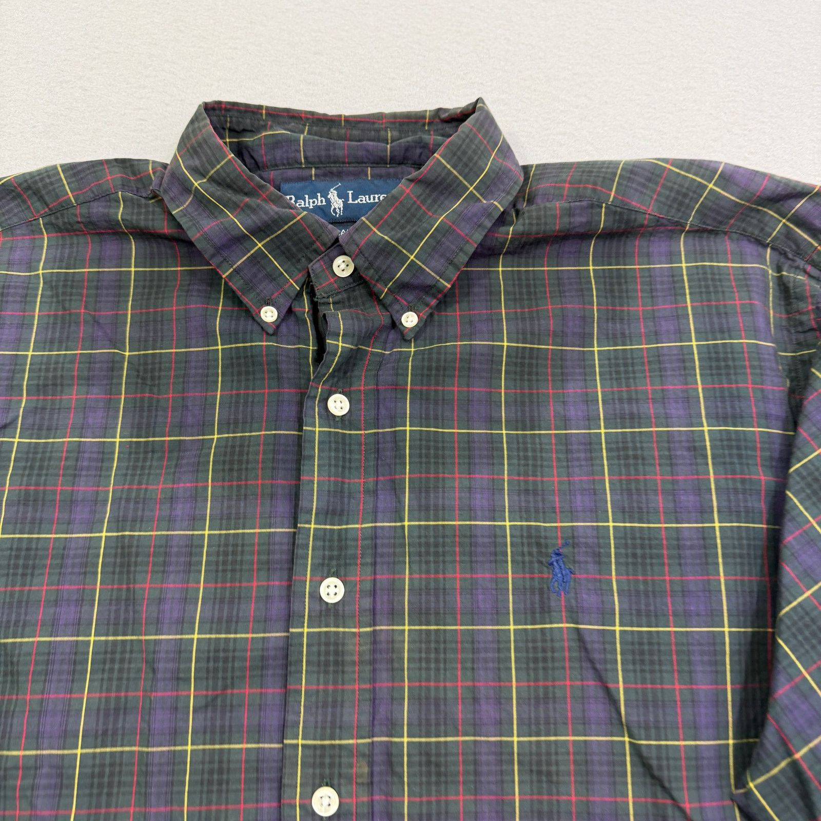 Polo Ralph Lauren Vintage Polo Ralph Lauren Blake Button Shirt Men's Large Size US L / EU 52-54 / 3 - 3 Thumbnail