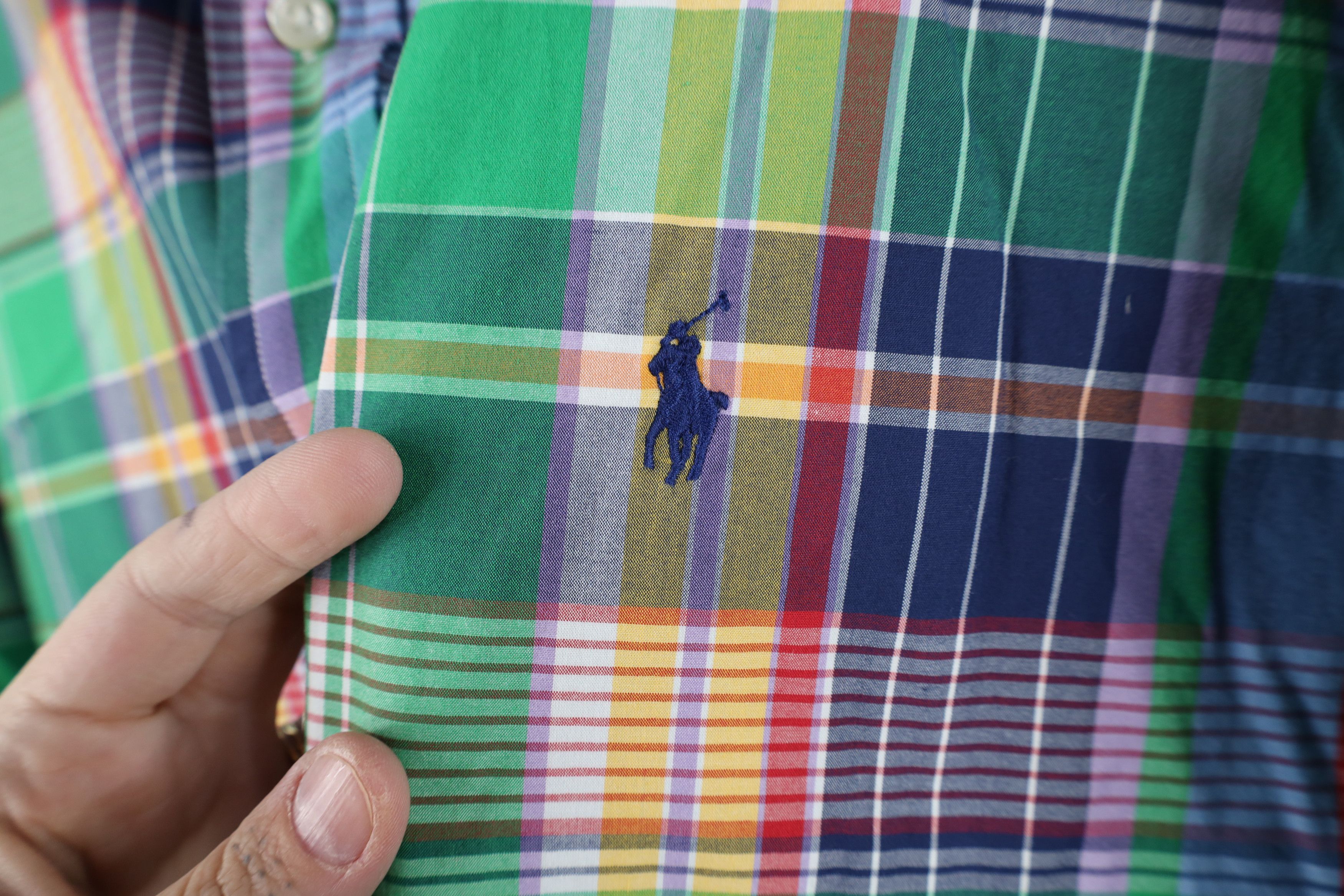 Ralph Lauren Ralph Lauren India Madras Plaid Collared Button Down Shirt Size US XL / EU 56 / 4 - 4 Thumbnail