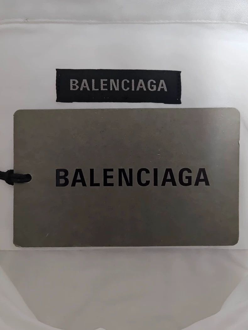 Balenciaga Balenciaga Balenciaga Metal Bitcoin Logo Short Sleeve Shir Size US M / EU 48-50 / 2 - 4 Thumbnail