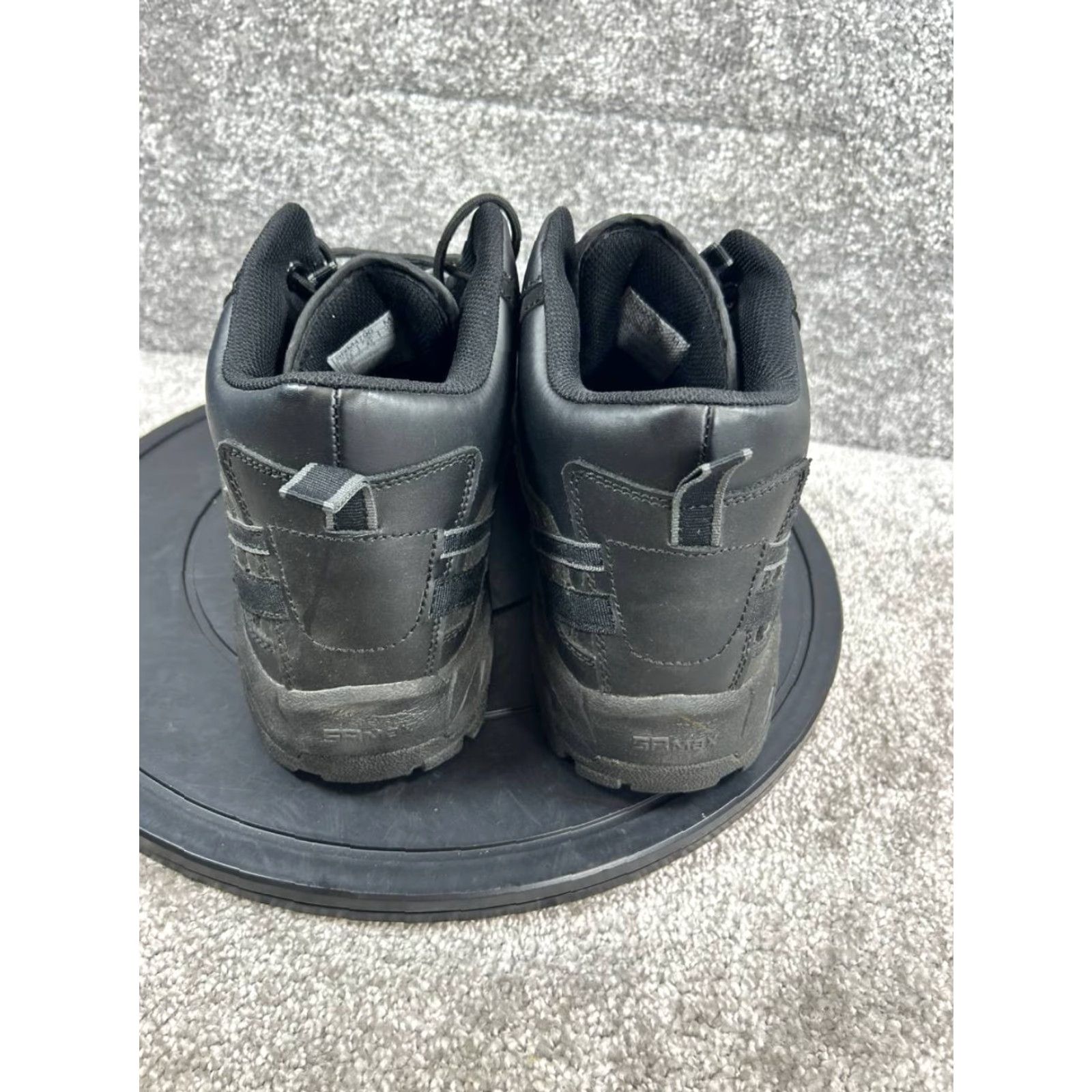 Vintage SR Max Boone Boot Mens 13 M Black Leather MaxTRAX Waterproof Steel Toe Work Boot Mens Footwear Size US 13 / EU 46 - 5 Thumbnail