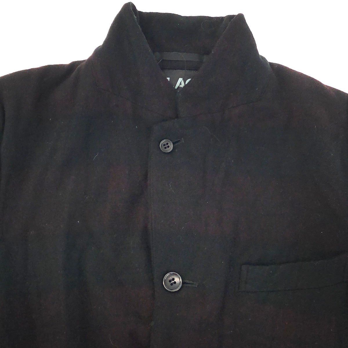 Comme des Garcons Black Jacket Gradient Check Tailored Wool Button Up Black Size US S / EU 44-46 / 1 - 3 Thumbnail