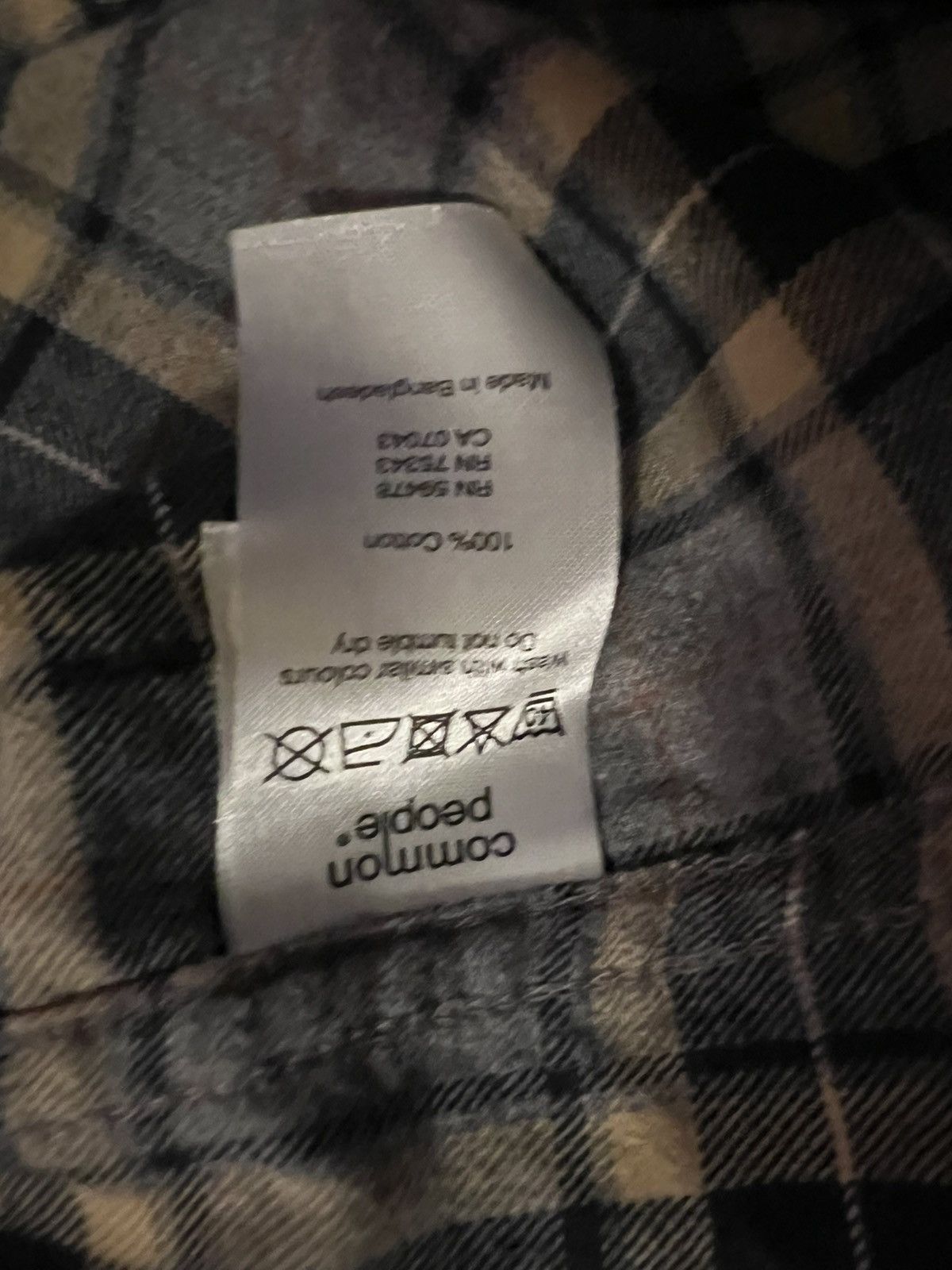 Common People Common people flannel Size US M / EU 48-50 / 2 - 3 Thumbnail