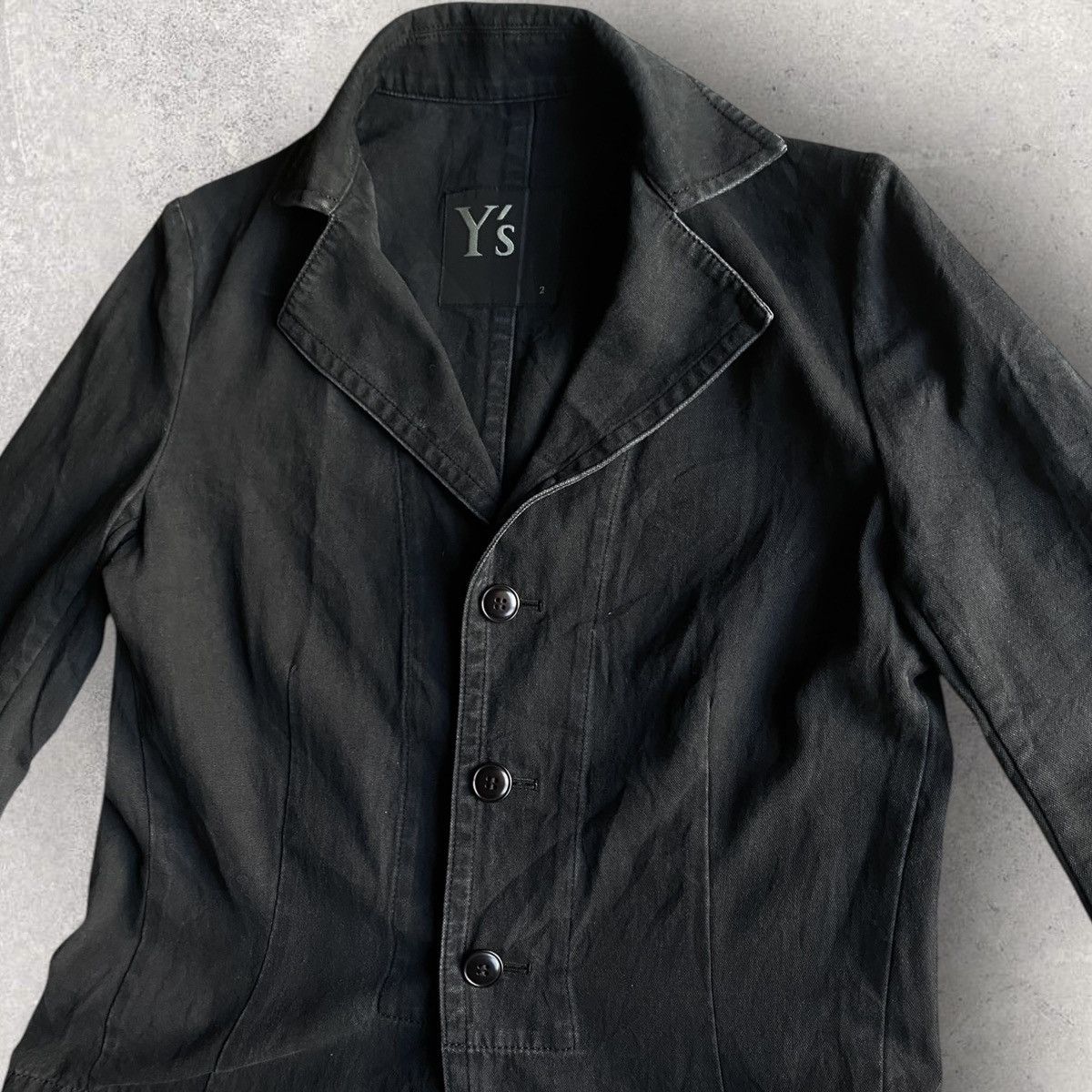 Yohji Yamamoto Y’s Cotton Linen Coat Size M / US 6-8 / IT 42-44 - 5 Thumbnail