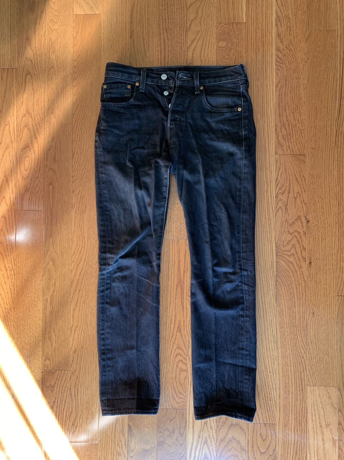 Levi's Levi’s Black 501 Jeans Size US 28 / EU 44 - 1 Thumbnail