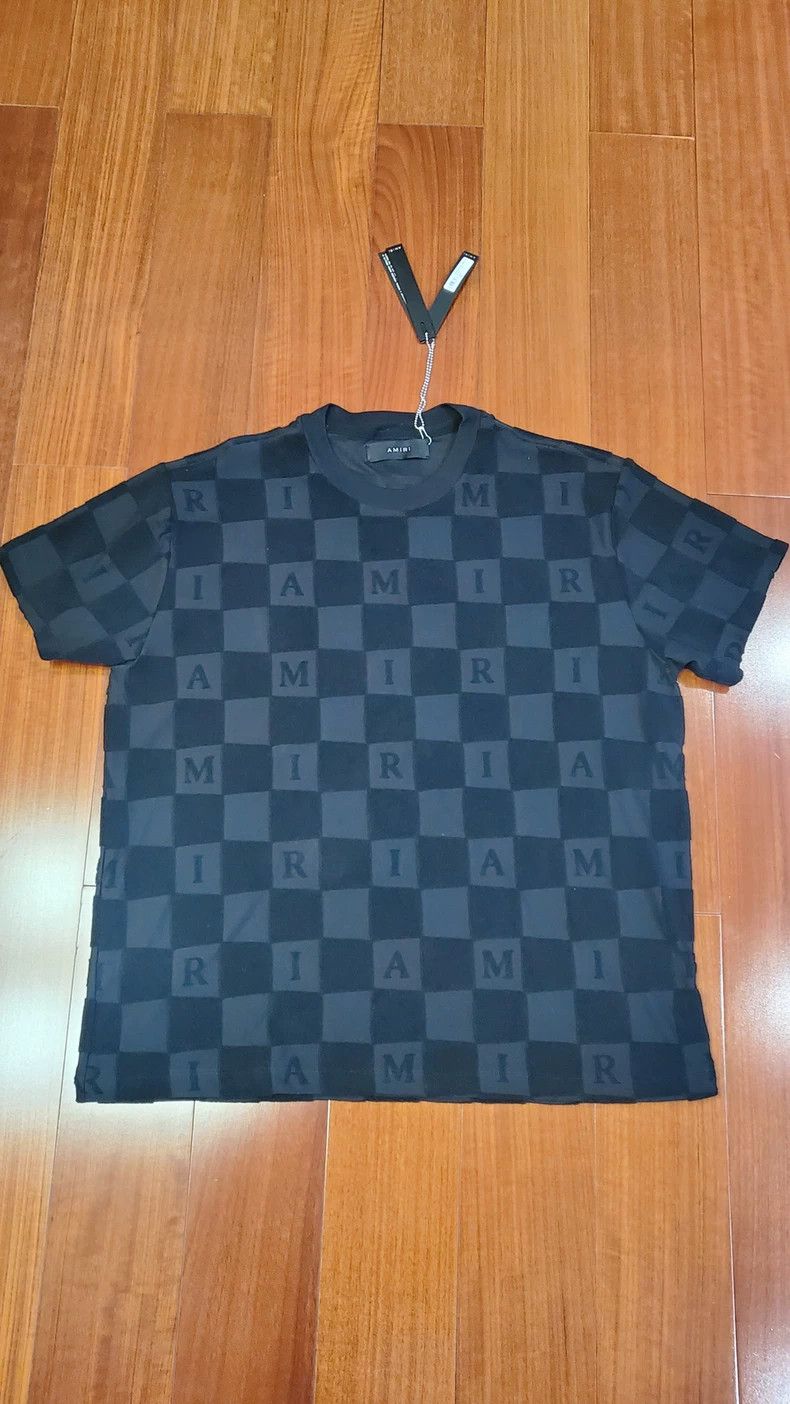 Amiri Amiri checkered patchwork short sleeve Size US L / EU 52-54 / 3 - 1 Thumbnail