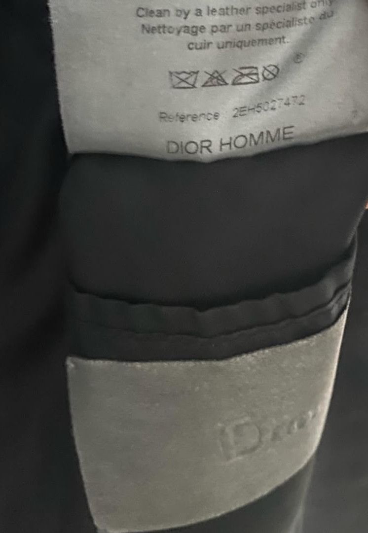 Dior Dior Homme x Hedi Slimane SS02 Leather Blazer Size 44R - 4 Thumbnail