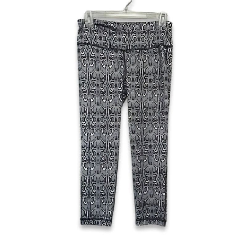 Other 90 Degree by Reflex Capri Leggings Stretchable Snake Gray S Size 29" - 1 Thumbnail