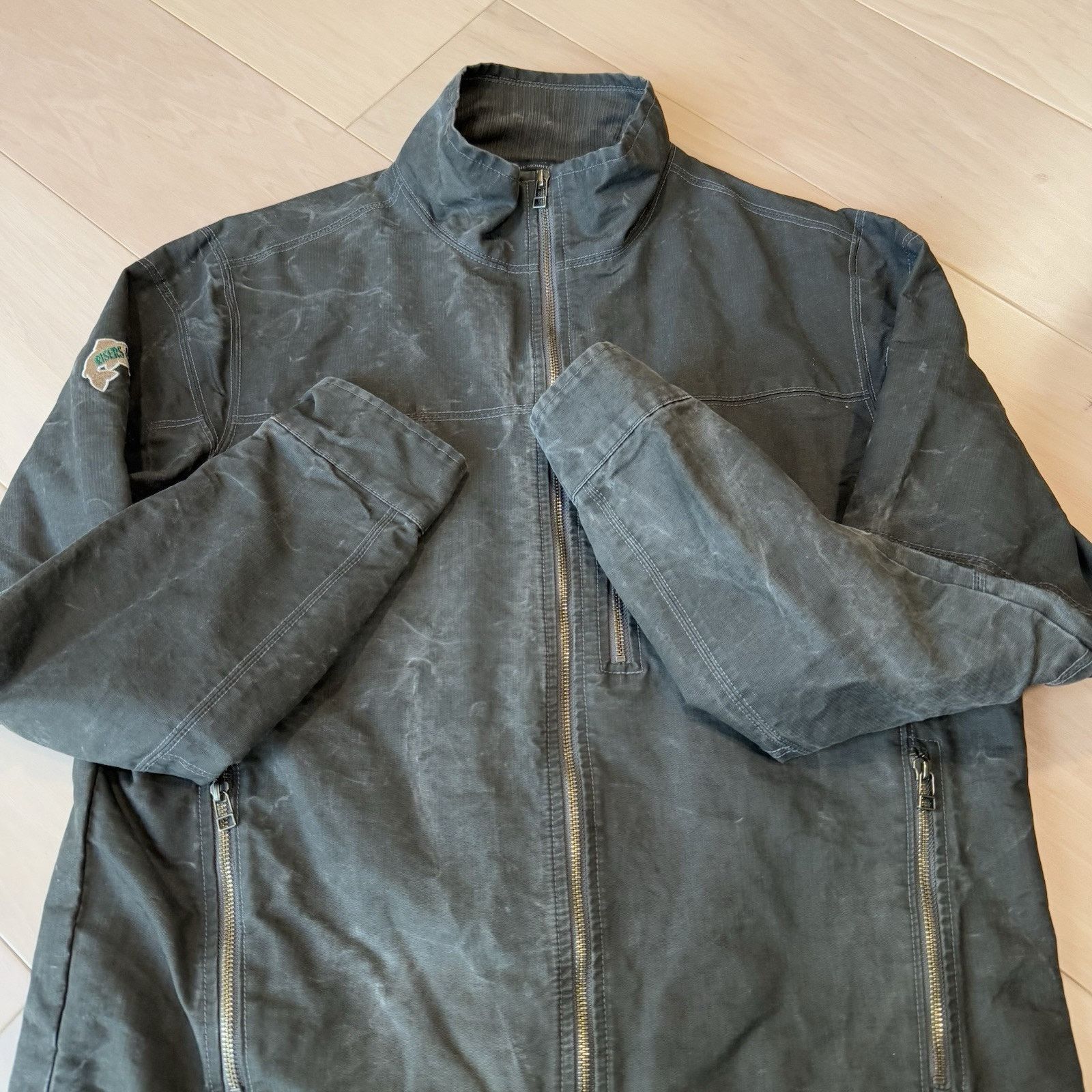 Kuhl Kuhl Burr Jacket Large Green Full Zip Heavy Canvas Outerwear Size US L / EU 52-54 / 3 - 5 Thumbnail