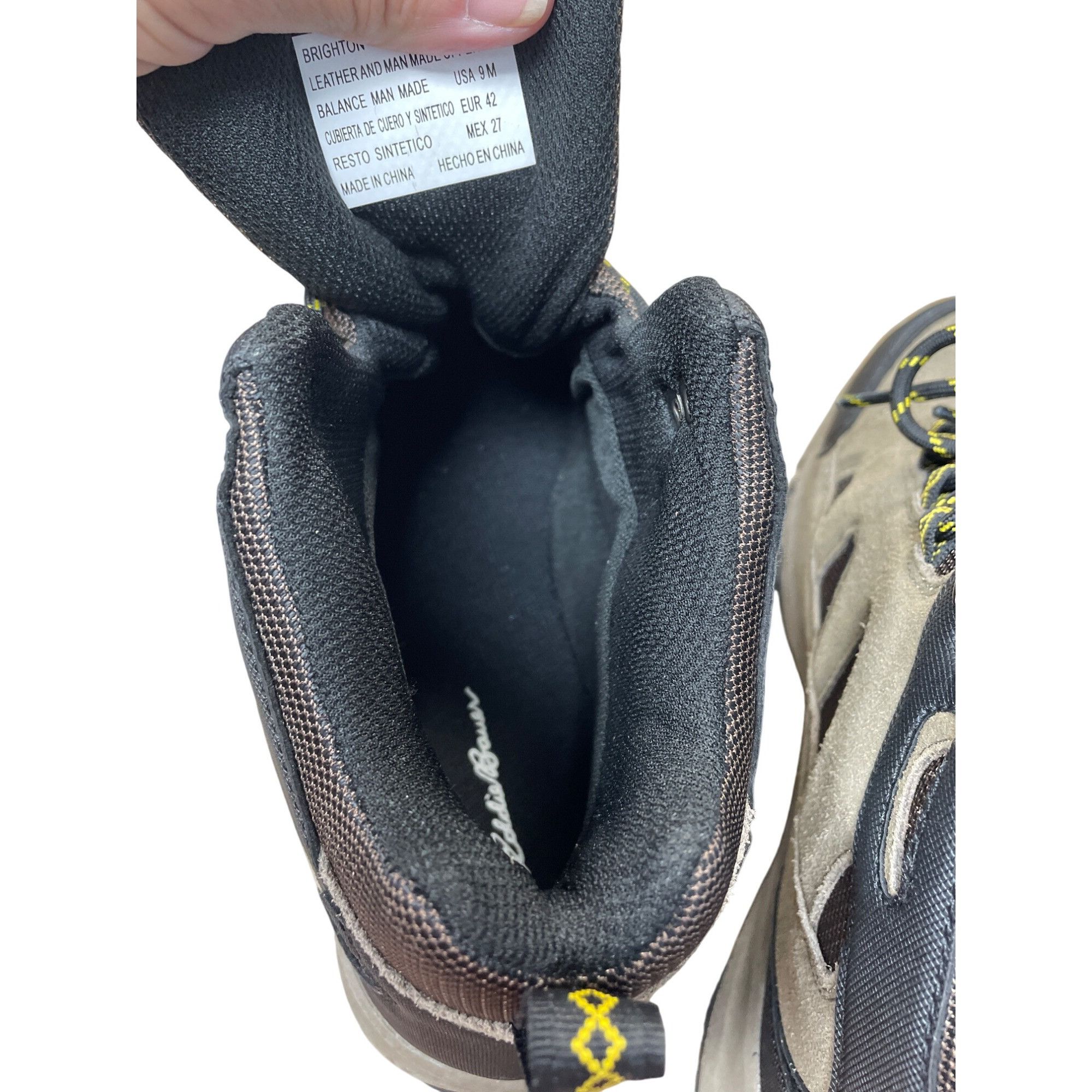 Brighton Eddie Bauer Brighton Mens leather brown black waterproof ank Size US 9 / EU 42 - 7 Thumbnail