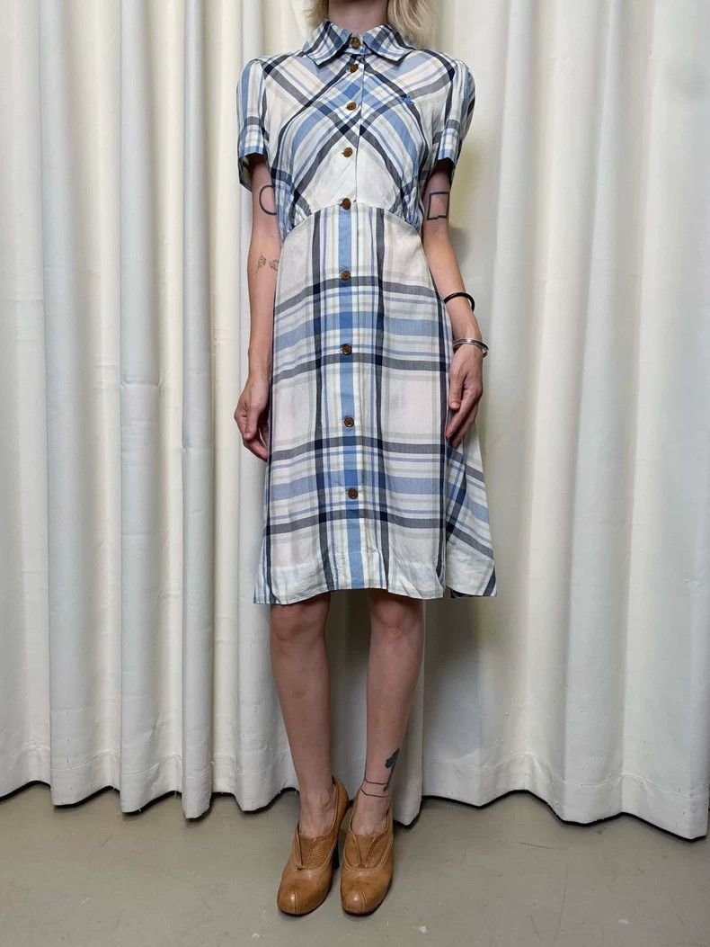 Vivienne Westwood Vivienne Westwood Mid-Century Check Dress Size M / US 6-8 / IT 42-44 - 4 Thumbnail