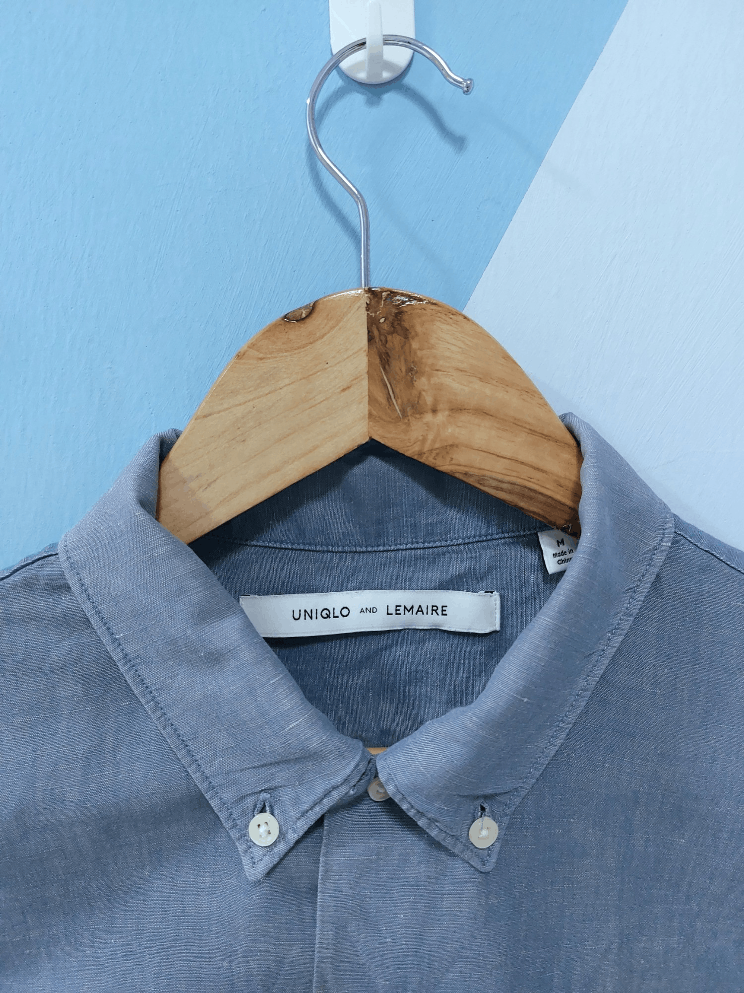 Lemaire Uniqlo X Lemaire Linen Blend Chambray Shirt Size US M / EU 48-50 / 2 - 4 Thumbnail