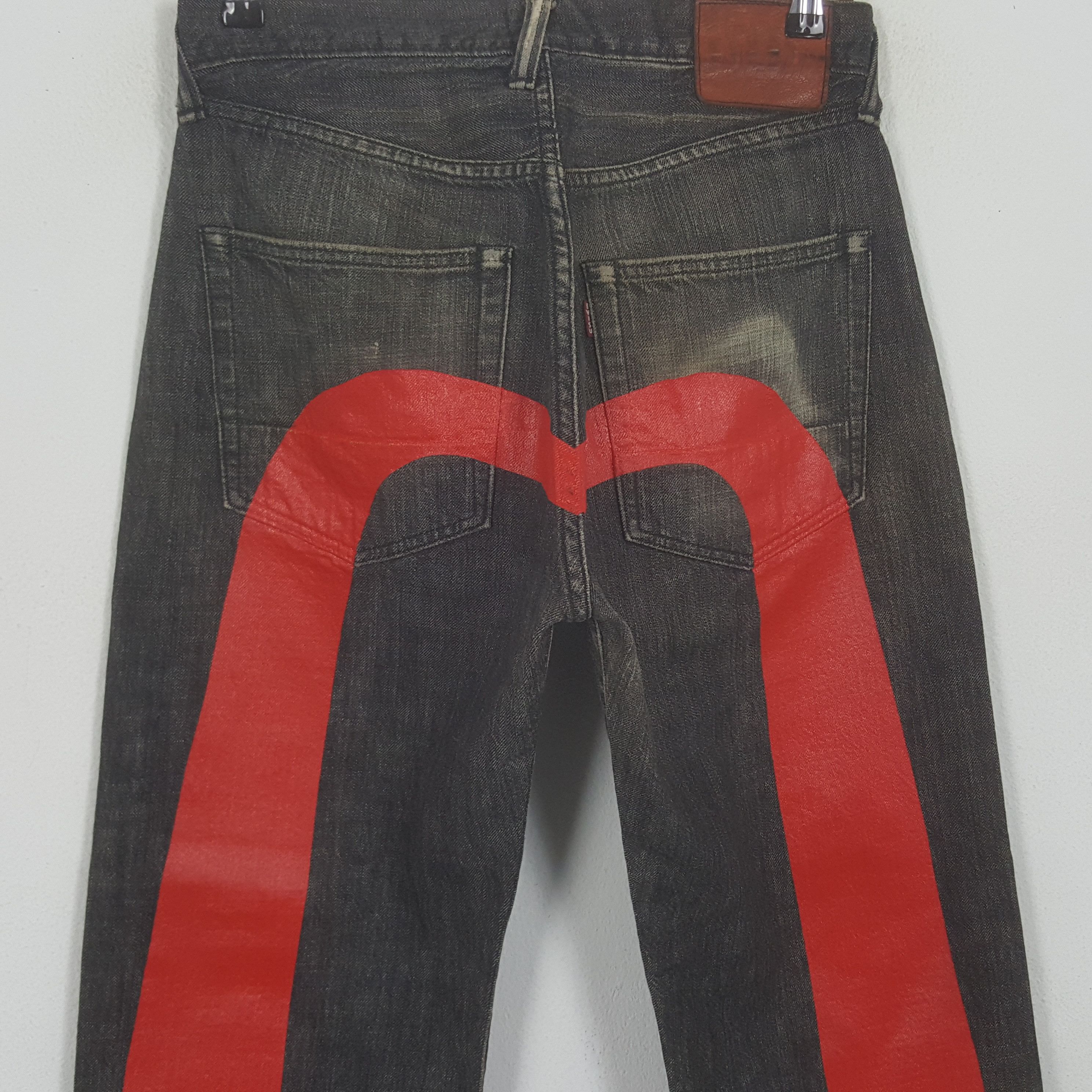 Evisu × Japanese Brand × Vintage Vintage Evisu Japanese Brand Daicock Custom Art Denim Jeans Size US 29 - 2 Thumbnail