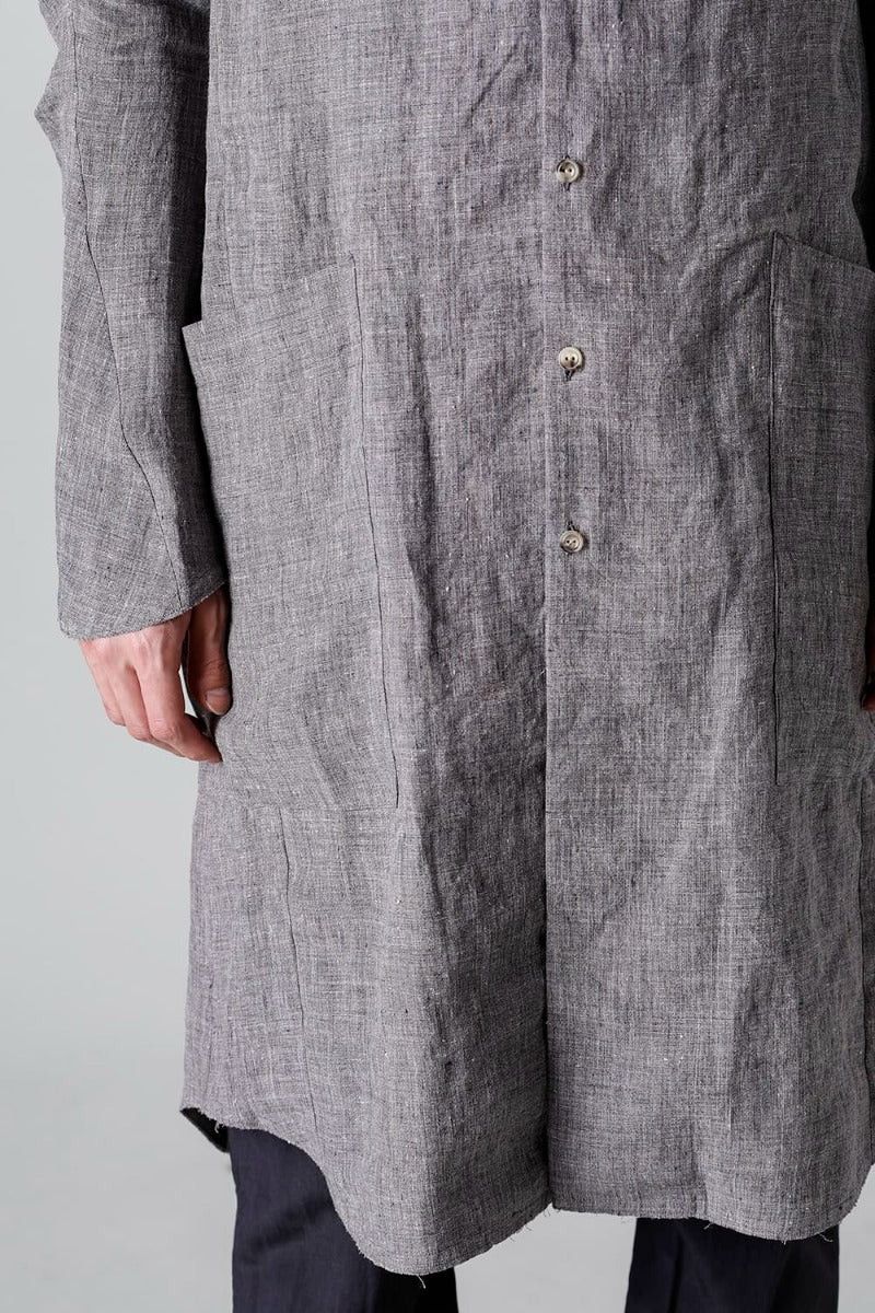 Devoa 100% Ramie Long Shirt JP 1 US S-M Size US S / EU 44-46 / 1 - 16 Thumbnail