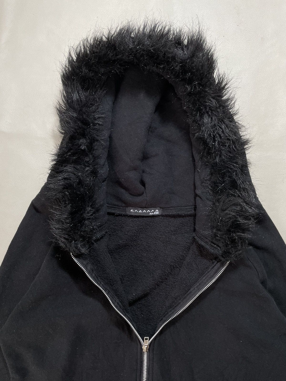 If Six Was Nine Crazy Black Fur Hoodie Lgb ifsix style Size US M / EU 48-50 / 2 - 3 Thumbnail