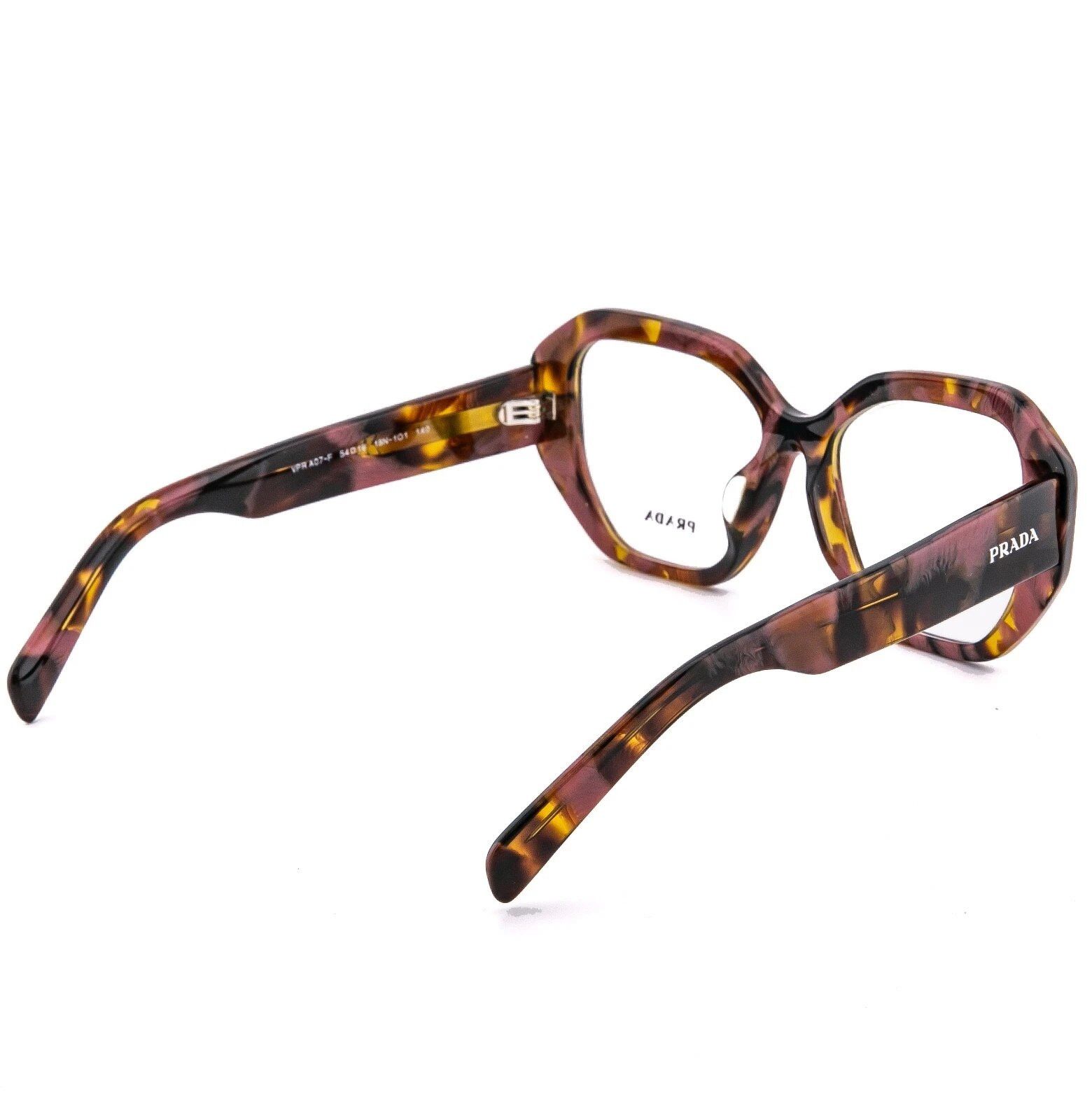 Prada PRADA SYMBOLE PRA07V Pink Havana Bold Eyeglass A07V A07 Size ONE SIZE - 3 Thumbnail