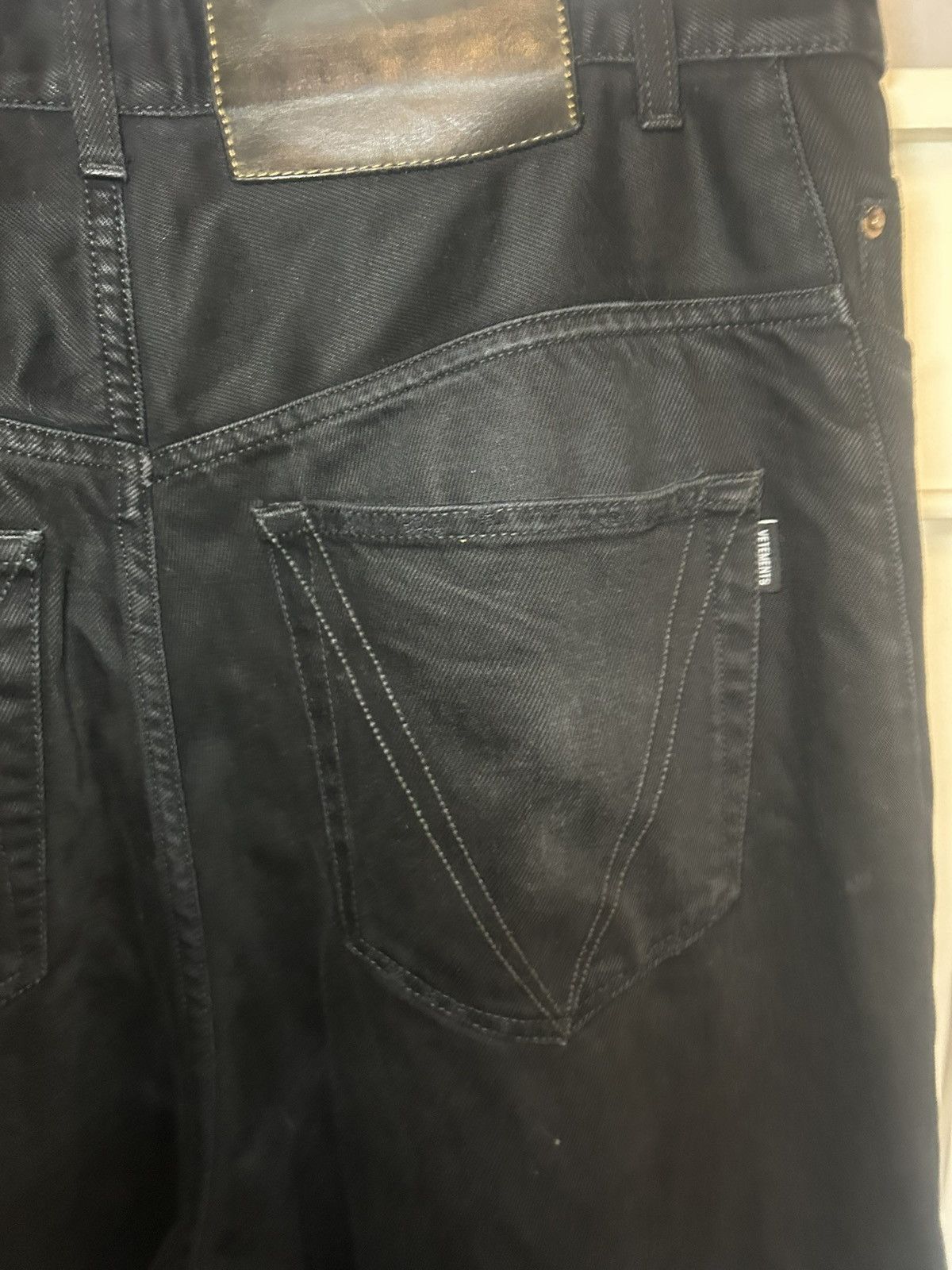 Vetements Vetements baggy black denim jeans Size US 34 / EU 50 - 9 Thumbnail