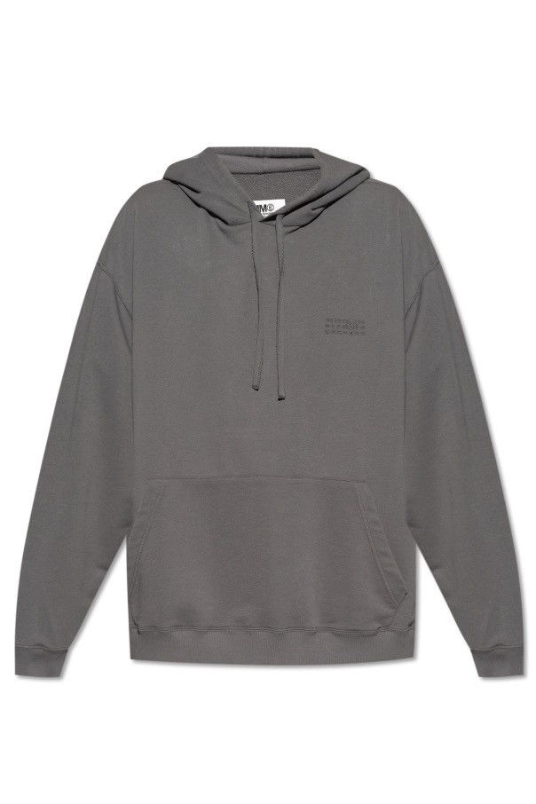 Maison Margiela !DS! SS23 Maison Margiela Logo Gray Oversized Hoodie Size XL / US 12-14 / IT 48-50 - 5 Thumbnail