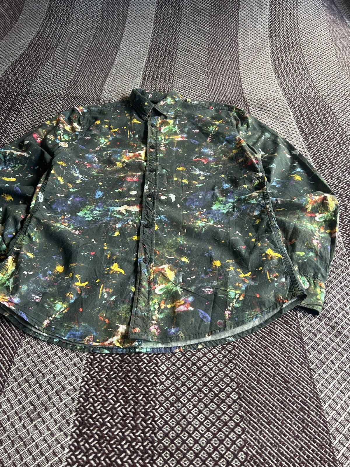 Desigual Desigual Painted Pattern Streetwear Style Shirt Men Size S Size US S / EU 44-46 / 1 - 3 Thumbnail