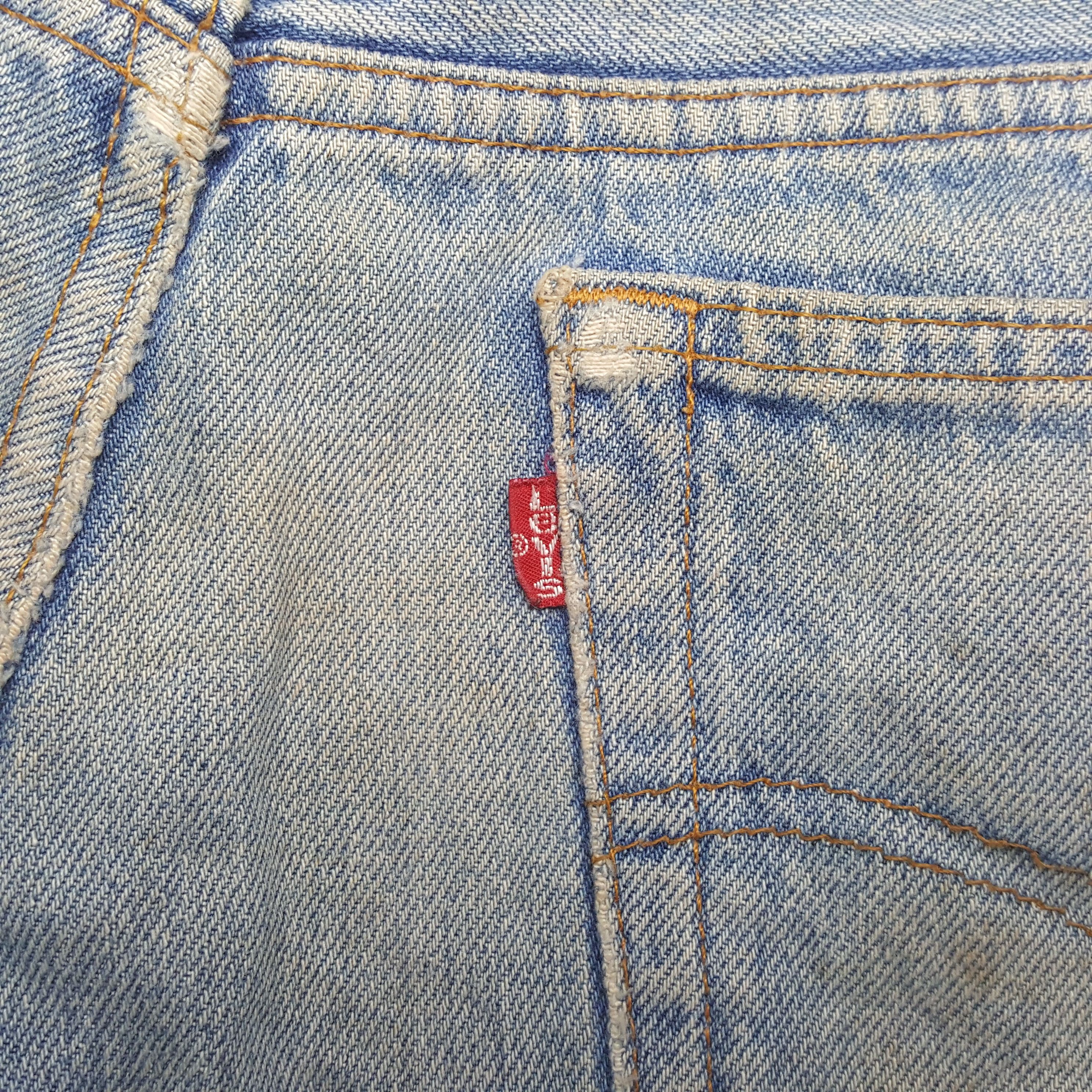 Levi's Levis Streetwear Style Distressed Jeans RR9 Size US 33 - 14 Thumbnail