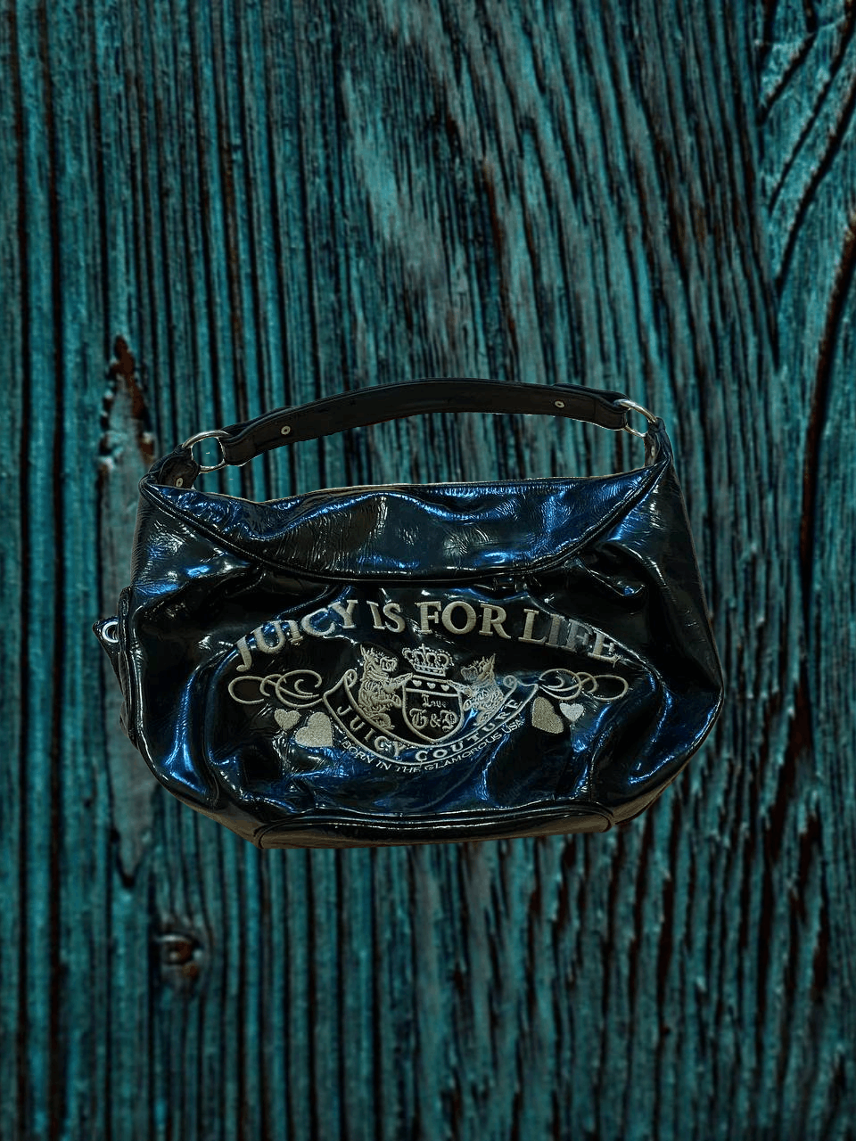 LUXURY Black Belt Bag Y2K Juicy Couture VINTAGE