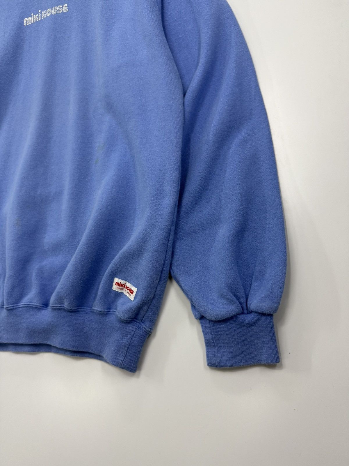 Vintage 🔥 90's Miki House big Spellout Raglen Sleeves Sweatshirt - L Size US L / EU 52-54 / 3 - 3 Thumbnail