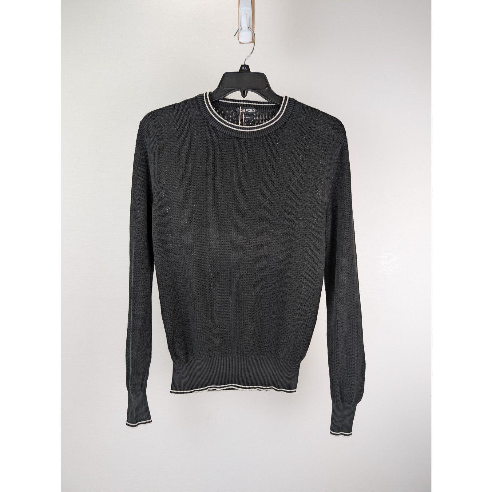 Tom Ford o1rshd1 CC20 Sweatshirt in Black Size US M / EU 48-50 / 2 - 1 Thumbnail