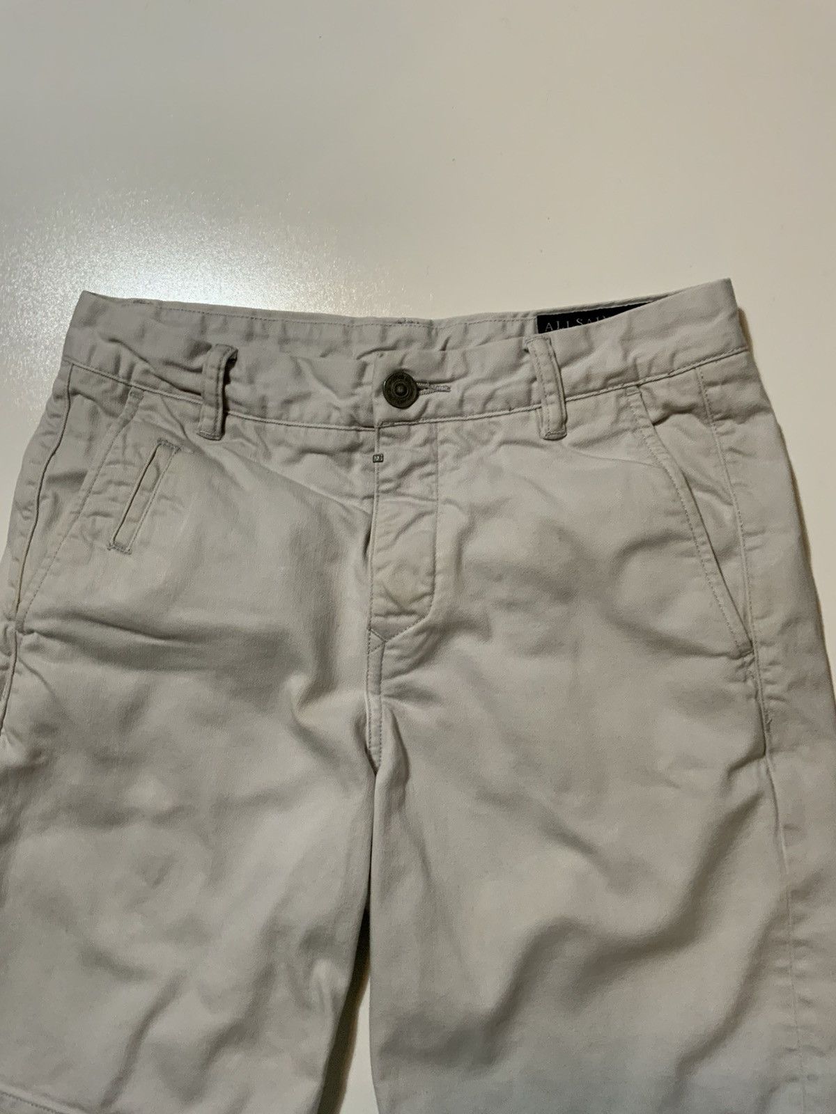 Allsaints $105 Allsaints Mitre Deck Fit Chino Button Fly Shorts Size US 28 / EU 44 - 7 Thumbnail