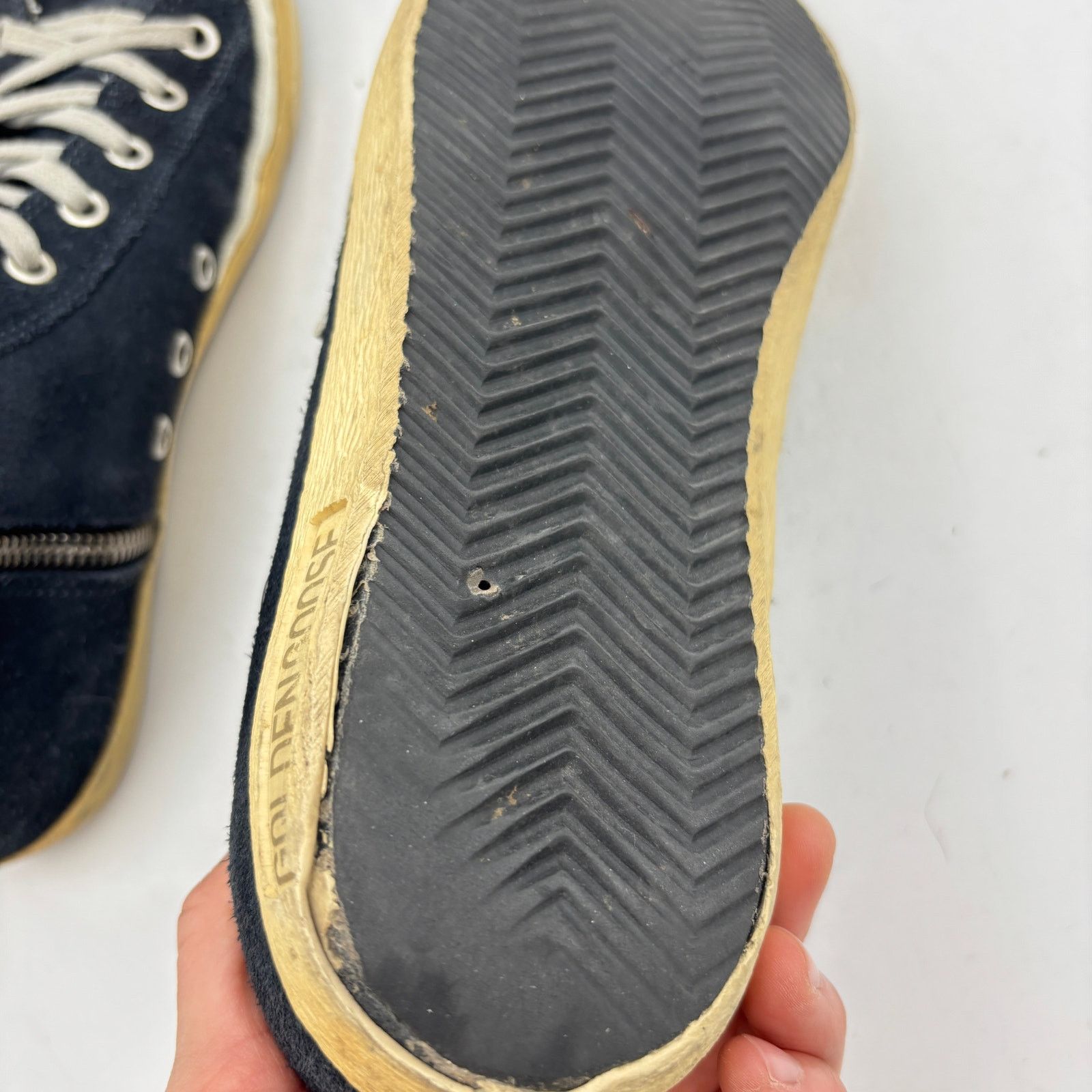 Golden Goose Golden Goose Francy Hi Top Skate Suede Shoes Womens 40 US 10 Size US 10 / IT 40 - 14 Thumbnail