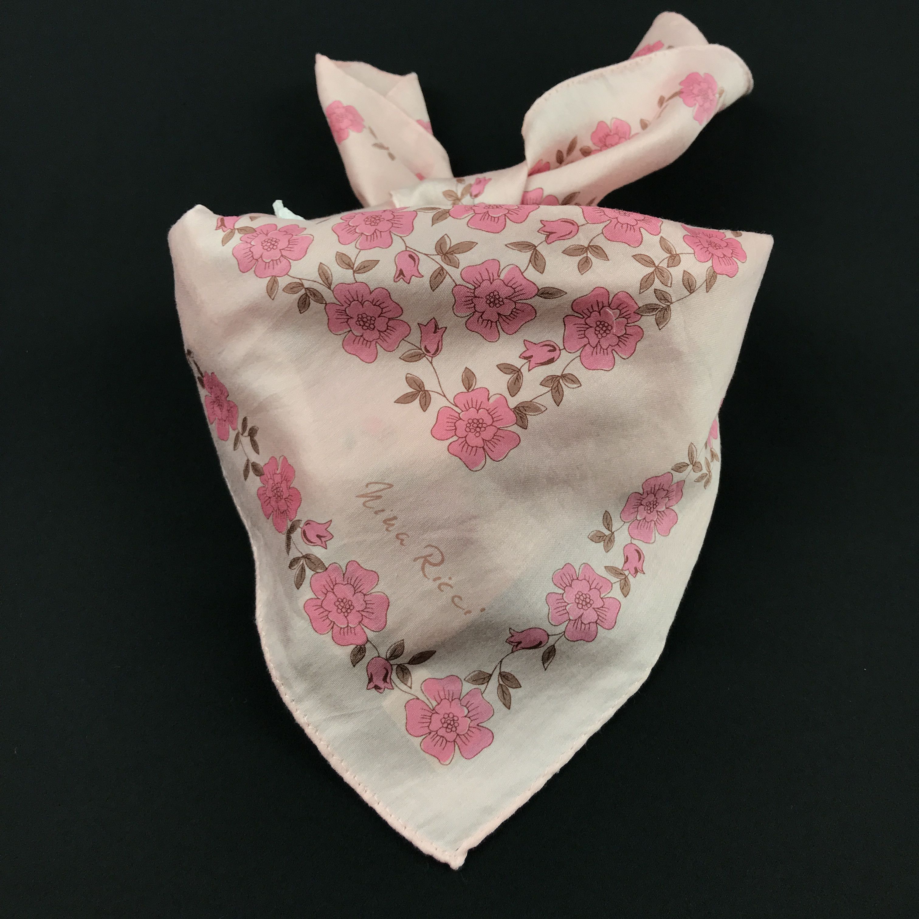 Designer × Japanese Brand × Vintage Vintage Nina Ricci Bandana Neckerchief Handkerchief Size ONE SIZE - 4 Thumbnail