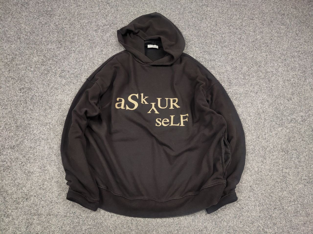 Askyurself Askyurself Design Dark Faded Color Logo Oversized Hoodie Size US L / EU 52-54 / 3 - 2 Thumbnail