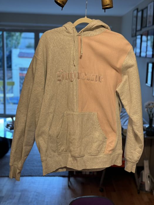 Supreme split discount old english hoodie