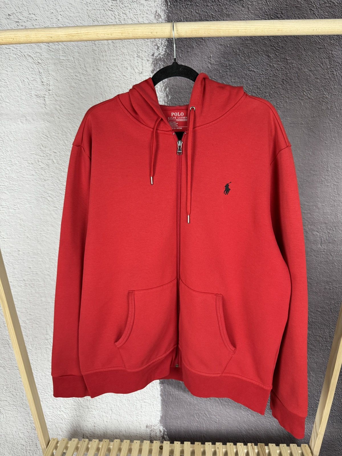 Polo Ralph Lauren Polo Ralph Lauren performance red basic hoodie Size US XL / EU 56 / 4 - 1 Thumbnail
