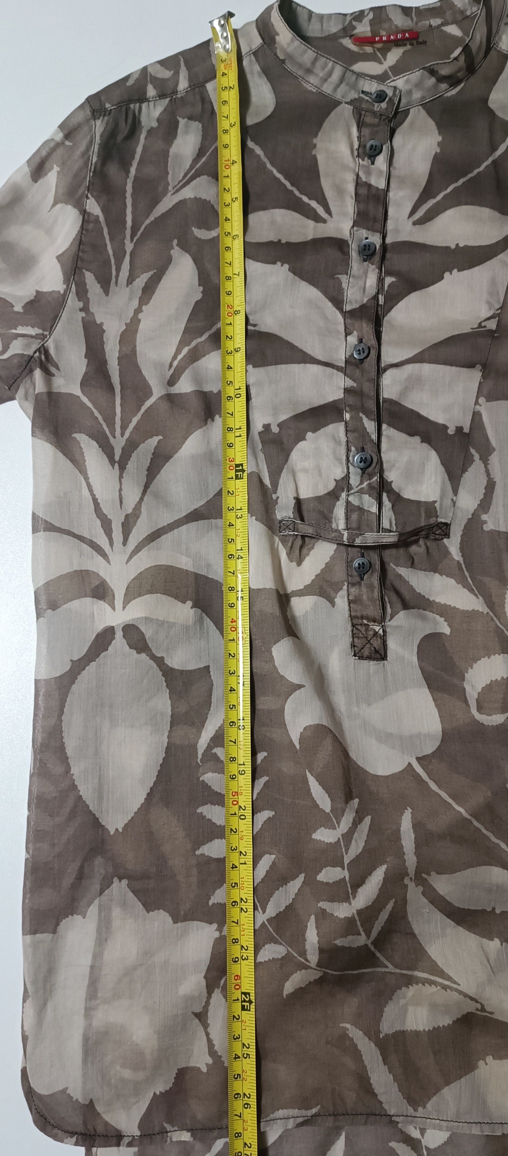 Prada SS2001 - Flower cotton top Size US S / EU 44-46 / 1 - 22 Thumbnail