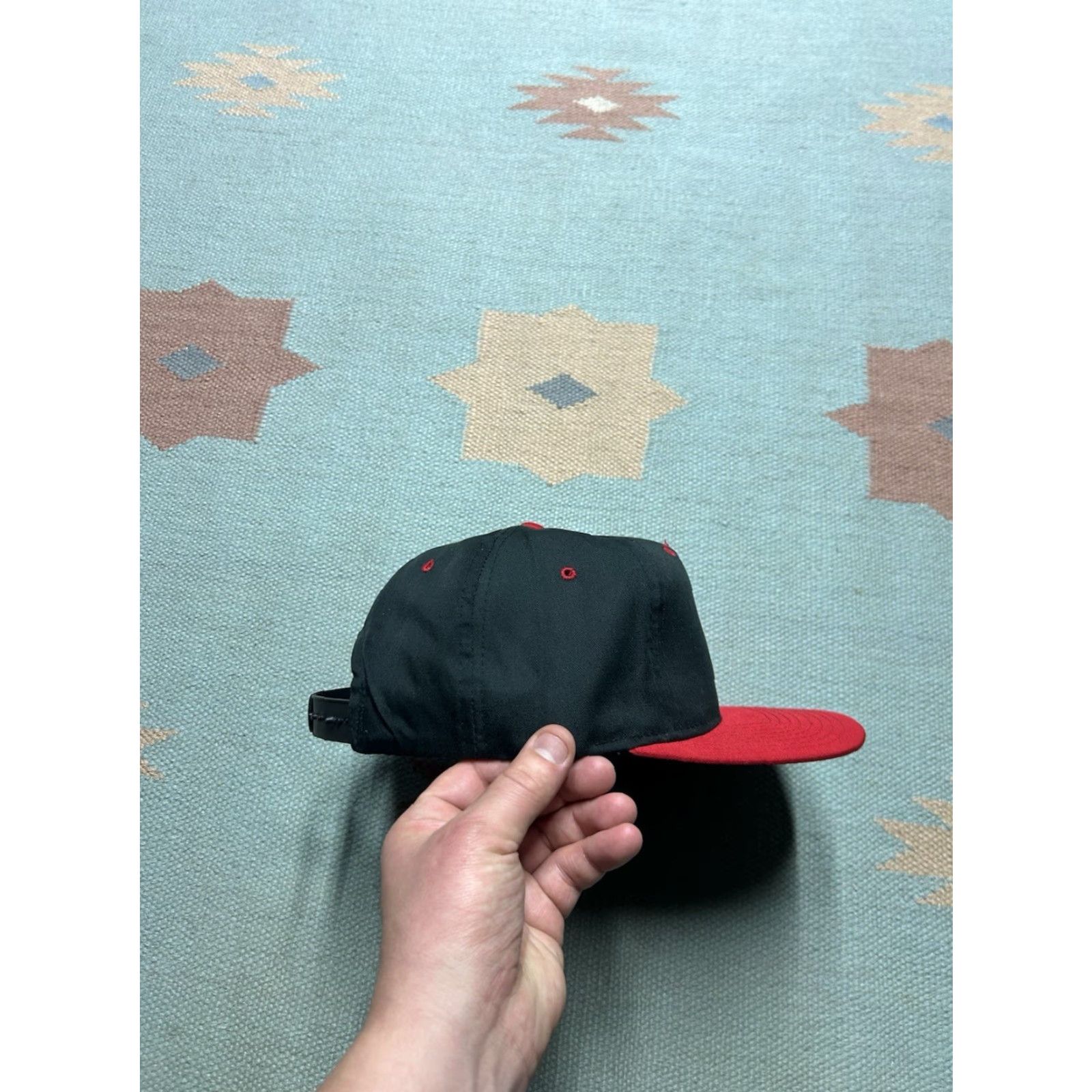 Vintage VINTAGE 80s 90s Snapback hat cap Con Agra Berger company Michigan Black red Yupoong Adjustable Snapback Men 90s Theme Mens Size ONE SIZE - 8 Thumbnail