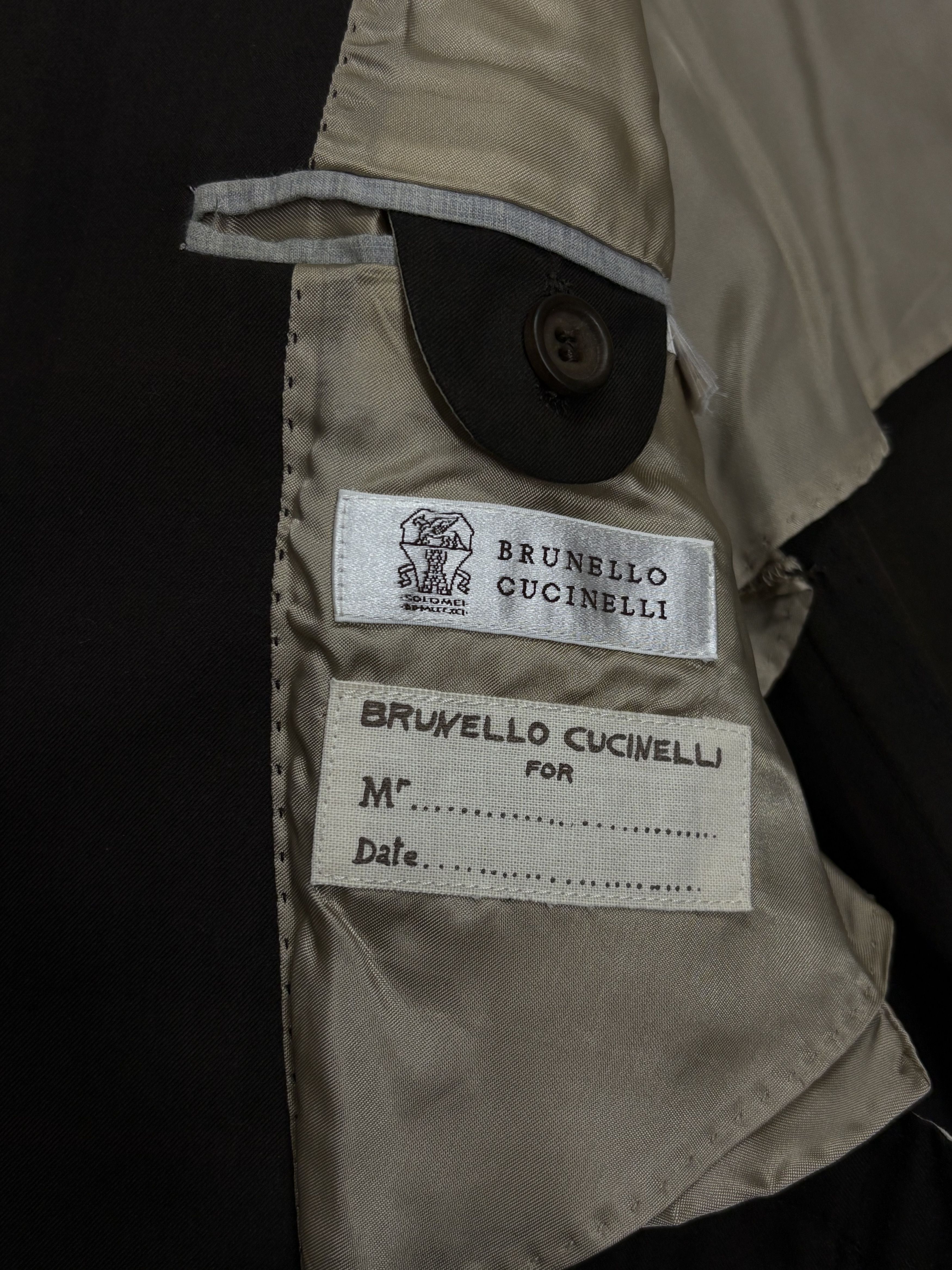 Brunello Cucinelli Brunello Cucinelli Men’s Plaid Print Sport Jacket Size 50R - 16 Thumbnail