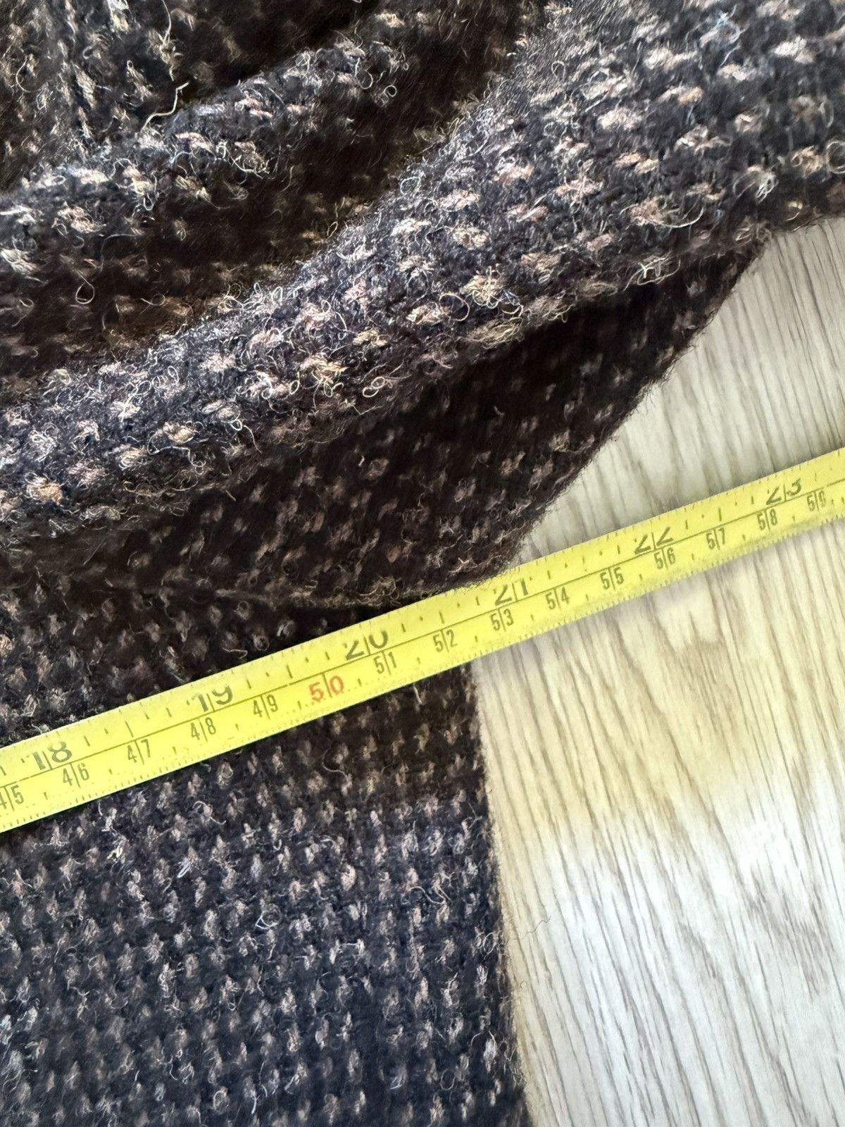 Harris Tweed ASOS Harris Tweed Wool Double Breasted Blazer Jacket Brown Size 40S - 9 Thumbnail