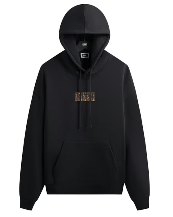 Kith Kith Classic Logo Leopard Applique Nelson Hoodie Black Size US XL / EU 56 / 4 - 1 Thumbnail