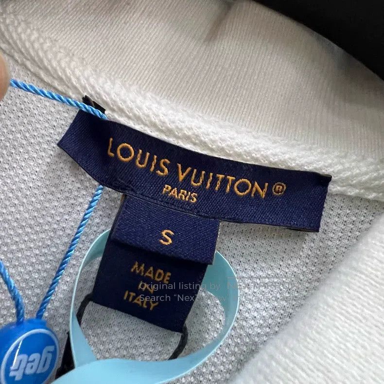 Louis Vuitton Louis Vuitton White logo short sleeve polo shirt Size US S / EU 44-46 / 1 - 4 Thumbnail