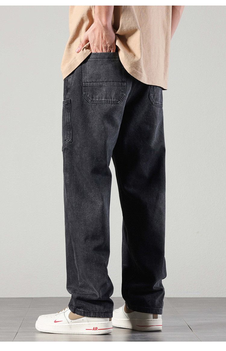 Japanese Brand × Jean Men's zipper design vintage washed distressed casual jeans Size US 32 / EU 48 - 4 Thumbnail