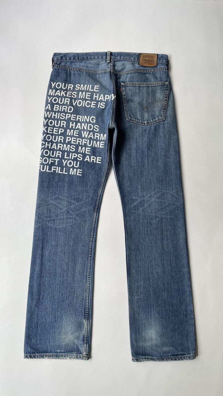A/W 01 ‘Poem’ Print Jeans