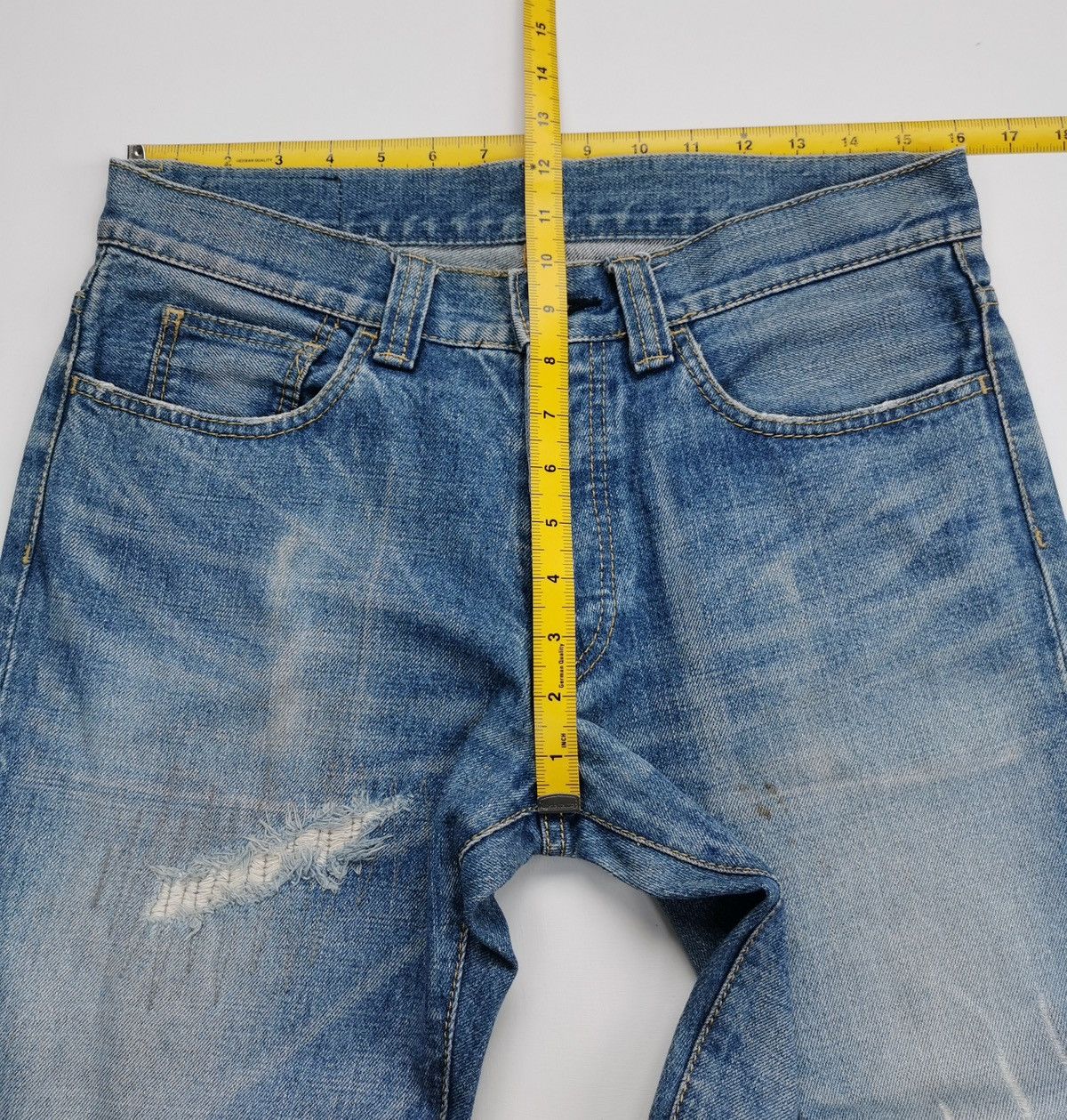 Boycott Boycott Japan Reworked Distressed Denim Jeans Size US 32 / EU 48 - 11 Thumbnail