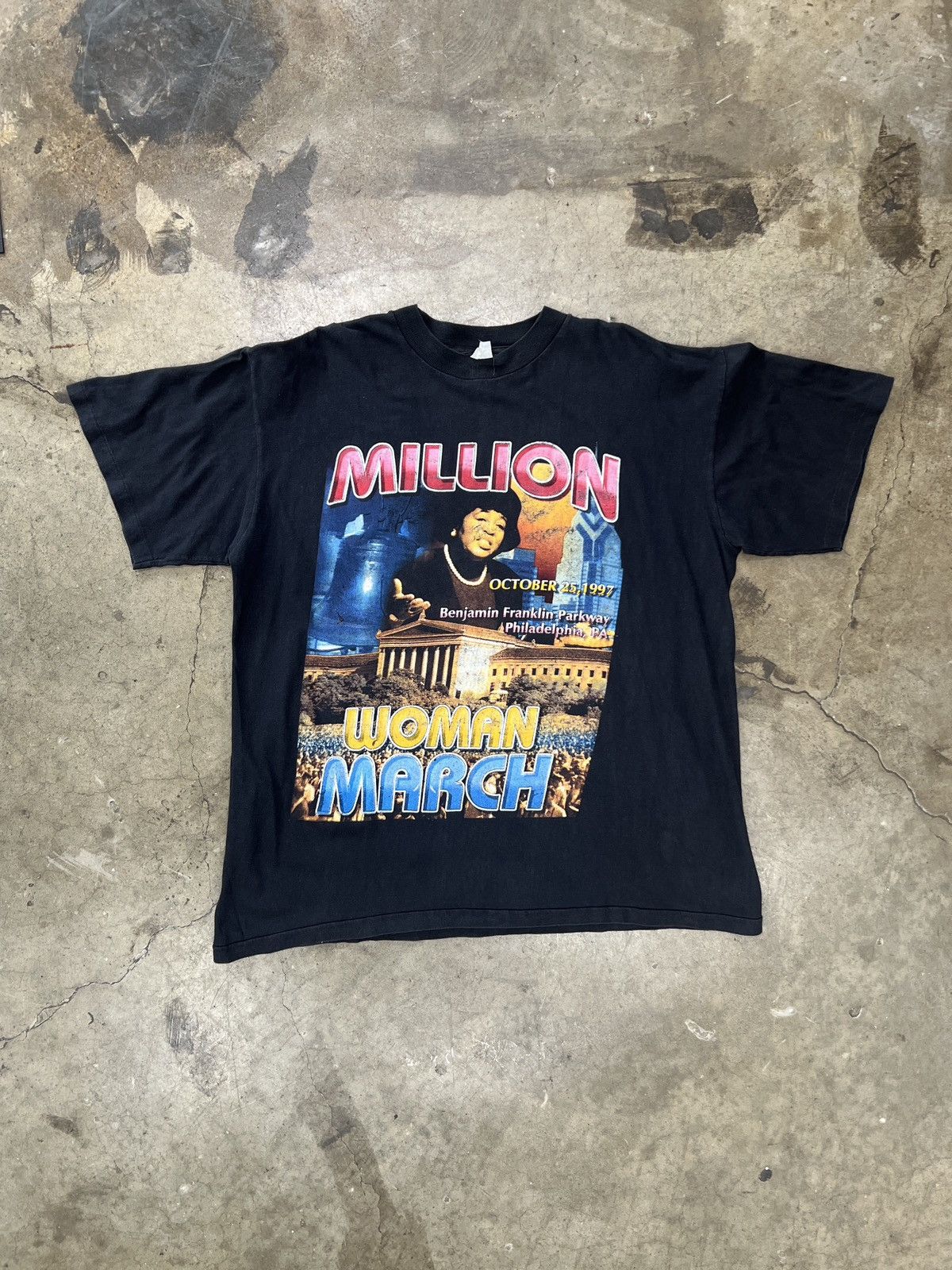 Vintage Vintage 1997 Million Woman March Social Justice Rap Tee XL Size US XL / EU 56 / 4 - 2 Thumbnail