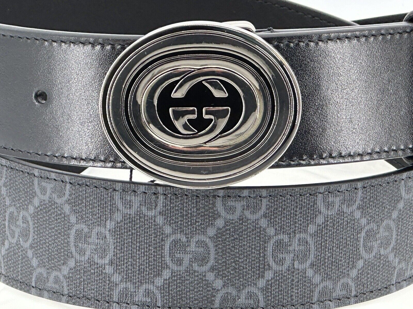 image of New Gucci Men's Belt Size-105Cm in Black