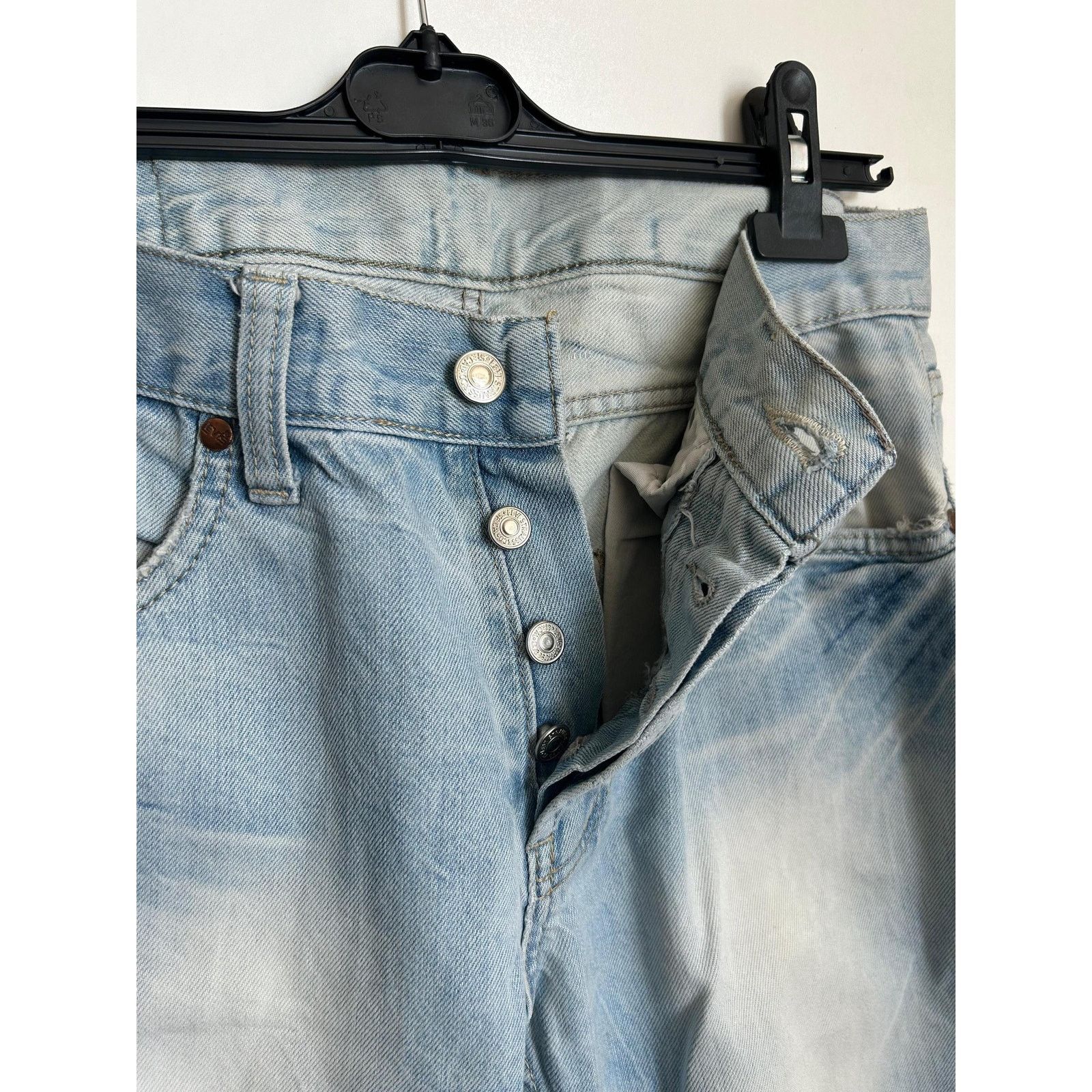 Levi's Vintage Levi's 501 USA 90s Lot 506 High Waist Straight Blue Size US 31 - 7 Thumbnail