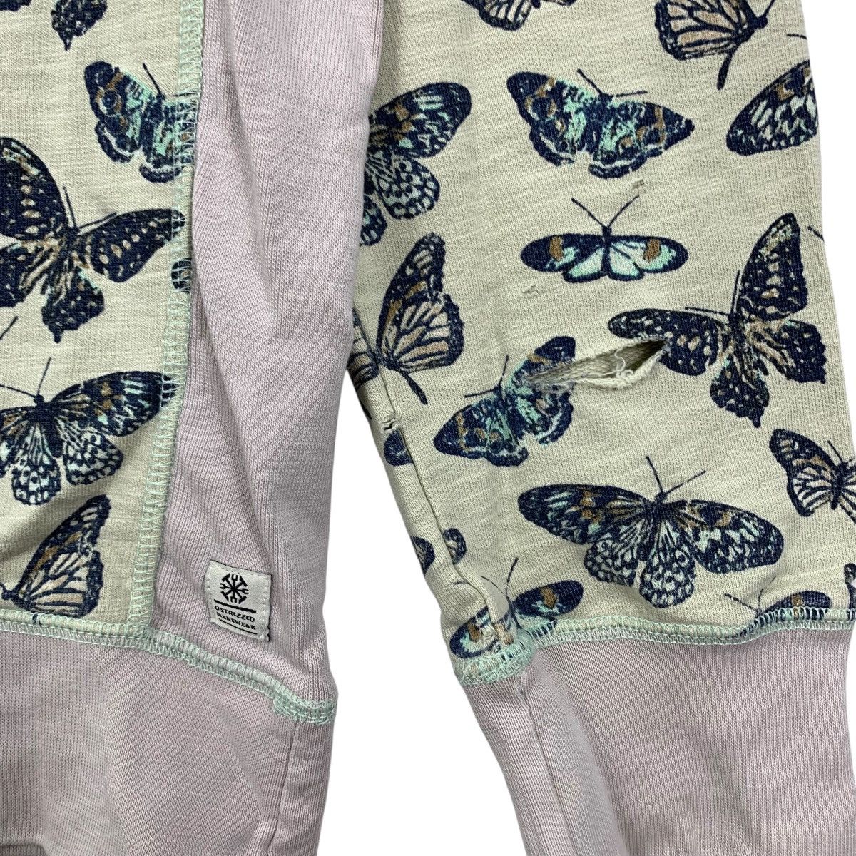 Vintage DSTREZZED Amsterdam All Over Print Butterfly Sweatshirt Size US L / EU 52-54 / 3 - 4 Thumbnail