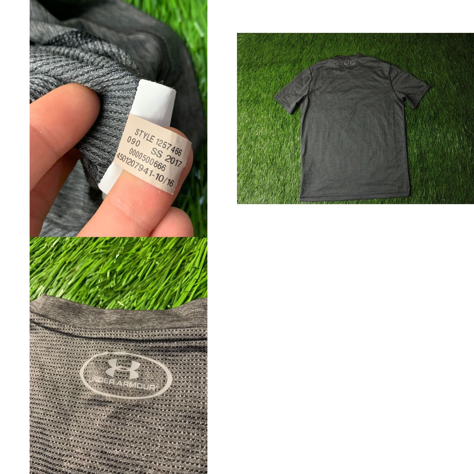 Under Armour UNDER ARMOUR Shirt M Gray 2017 HeatGear Compression Jersey Men HS Crossfit Size US M / EU 48-50 / 2 - 8 Thumbnail