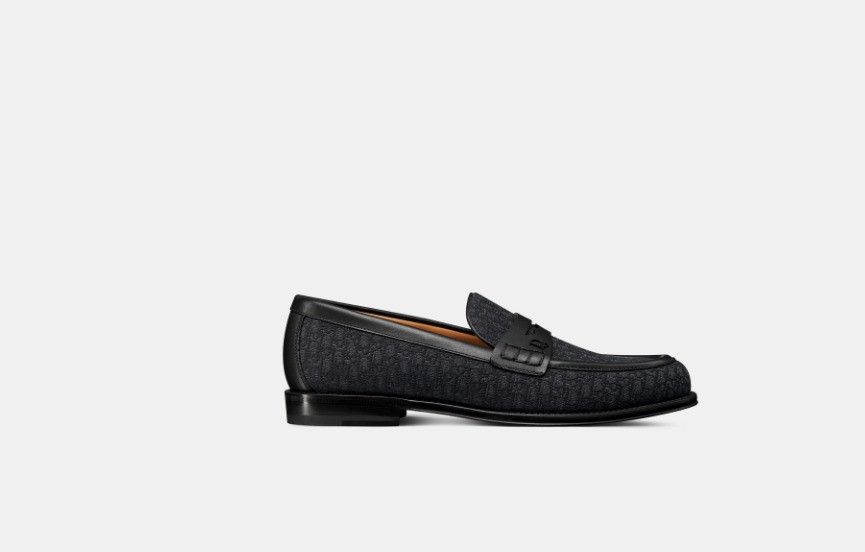 Dior o1w1db10325 3LO1 Granville Loafers in Black Size US 12 / EU 45 - 1 Thumbnail