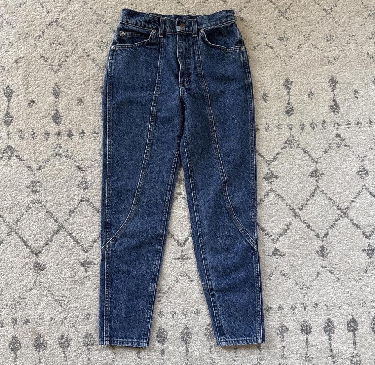 Vintage vintage Lee womens jeans Size 24" / US 00 / IT 34 - 1 Thumbnail