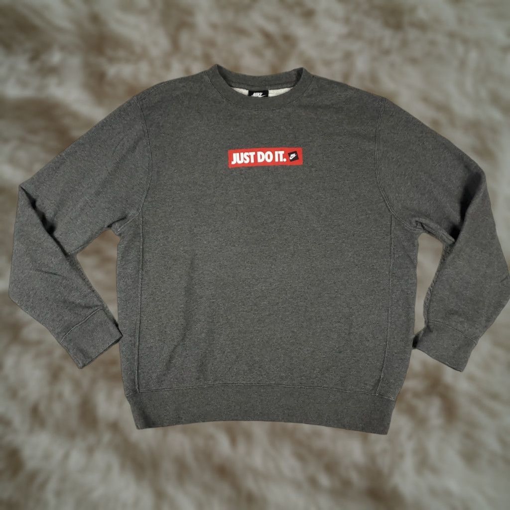 Nike Nike Sweatshirt Mens Large Just Do It Crewneck Pullover Swoosh Size US L / EU 52-54 / 3 - 1 Thumbnail